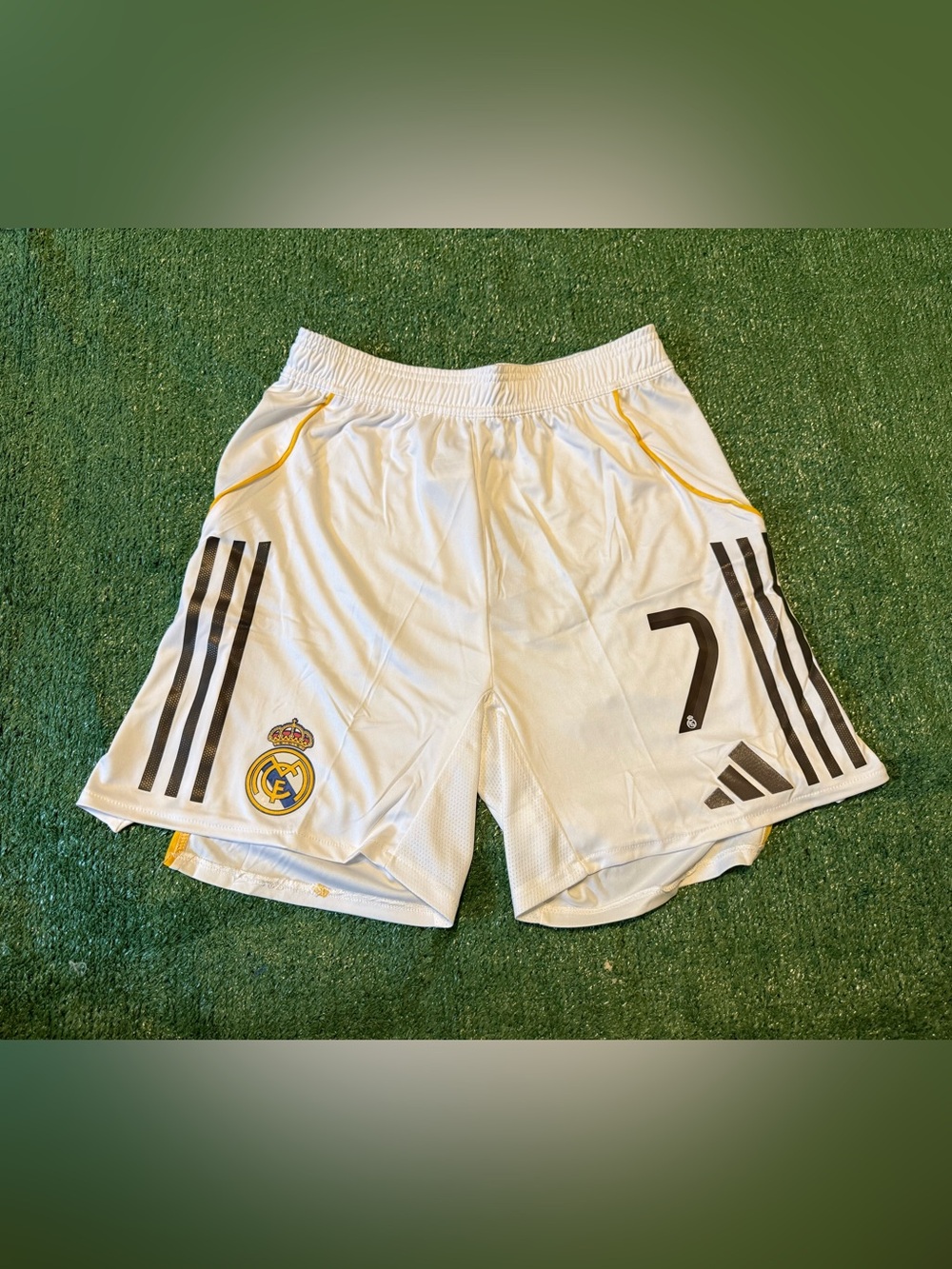 Real Madrid #7 Home Shorts Player Version
